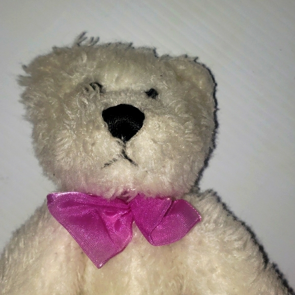 Progressive Plush "Sweeties" Polar Bears Tie-To-Vase w/Flowers 6-14" - Picture 6 of 8